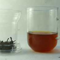 Glass Tea Mug with Infuser (10 oz.)
