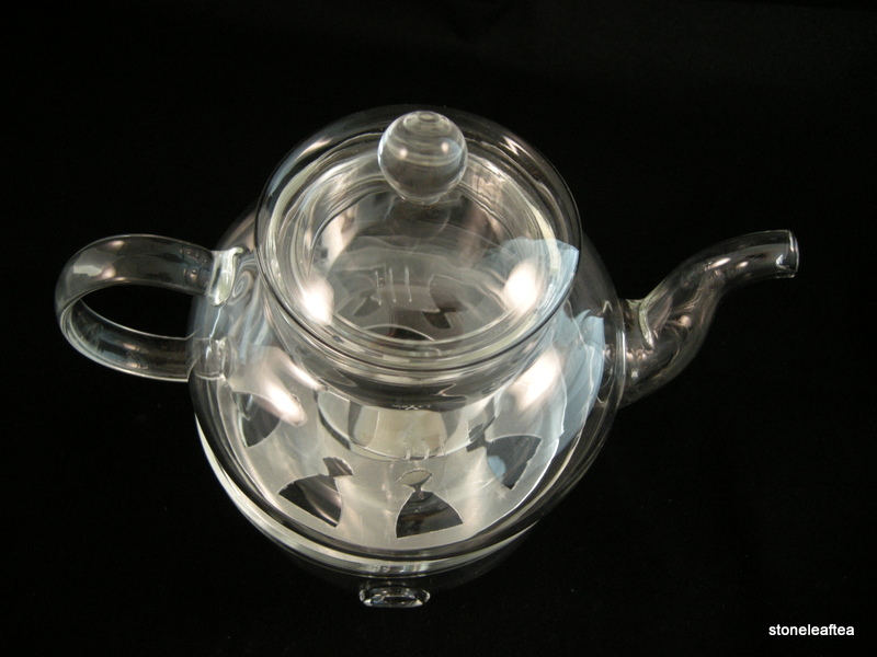 Glass Teapot & Warmer - Image 4