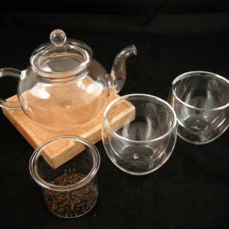 Round Glass Tea Set