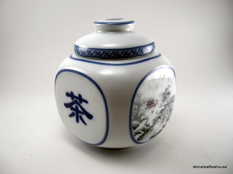 Landscape Tea Canister