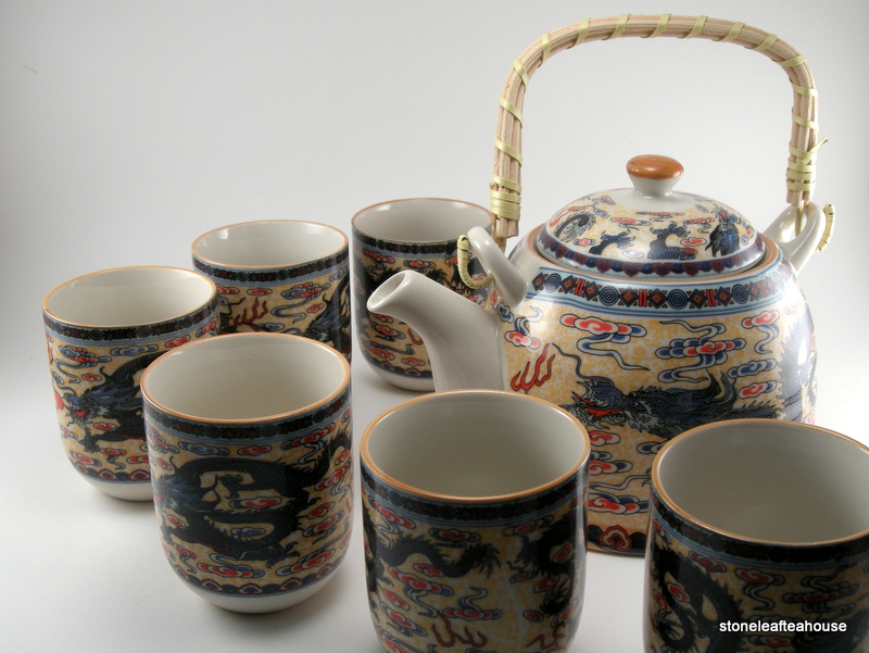 Golden Dragon Tea Set - Image 2