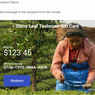 Stone Leaf Gift Card