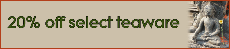 flower buddha teaware sale banner